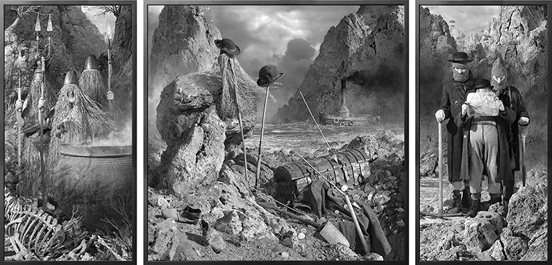 Triptyque "L'ile au trésor"