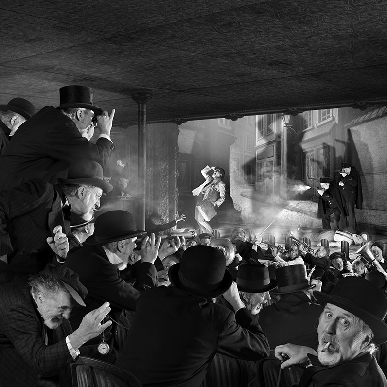 "Mélodrame" d'après Honoré Daumier