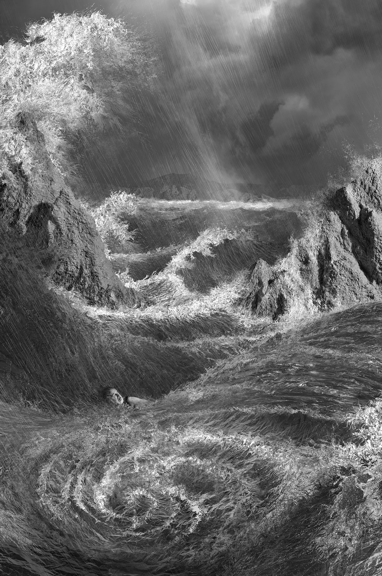 BAIGNADE INTERDITE D&rsquo;APRÈS UTAGAWA HIROSHIGE - 2015